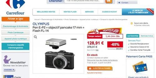 Olympus EP-2 : le bad buzz signé Carrefour