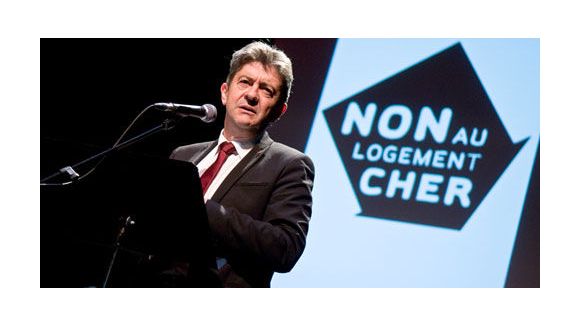 Jean-Luc Mélenchon, candidat du Front de Gauche