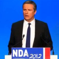 Nicolas Dupont-Aignan, candidat de Debout la République