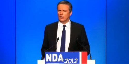 Nicolas Dupont-Aignan, candidat de Debout la République