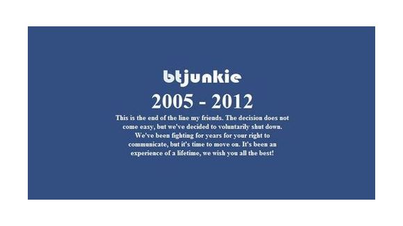 BitTorrent : Fermeture du site BTjunkie