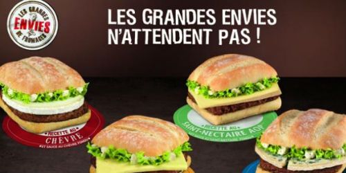 McDonald’s : un hamburger au fromage de chèvre