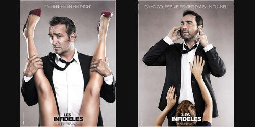 « Arrête de pleurer Pénélope » parodie les affiches des « Infidèles »