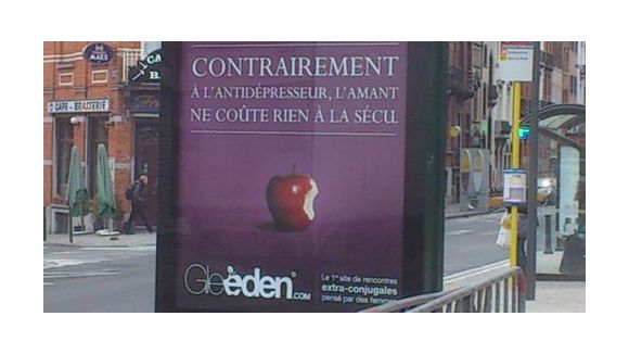 Gleeden : Belgique & infidélité en haut de l'affiche 