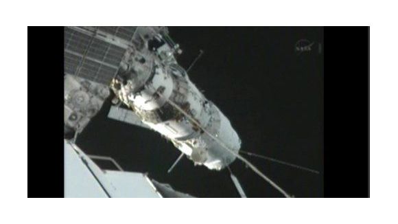 ISS : amarrage réussi pour le vaisseau cargo ATV-3