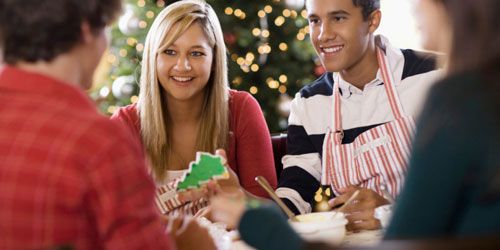 Les adolescents aiment Noël