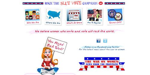 USA 2012 : Rock the slut vote, aux urnes les salopes !