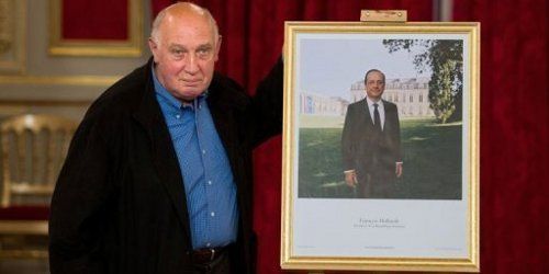 Le portrait officiel de François Hollande présenté par l'Elysée