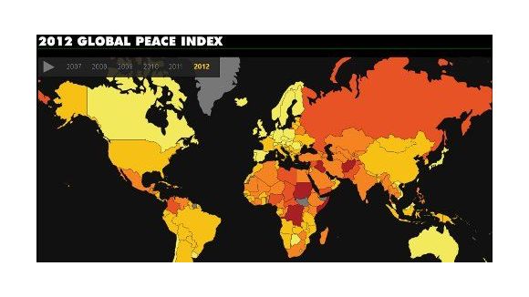 Paix dans le monde : une amélioration en 2011 pour beaucoup de pays
