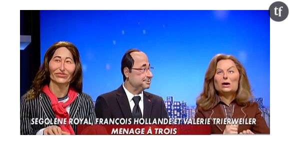 Revoir Trierweiler, Hollande et Royal mis en scène dans les Guignols du 12 juin [vidéo]