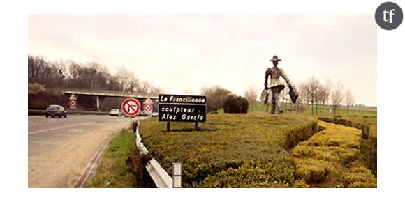 La statue La Francilienne a été volée, à Evry