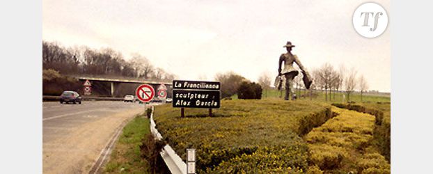La statue La Francilienne a été volée, à Evry