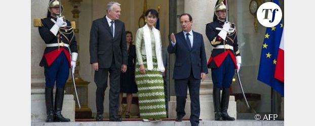 Aung San Suu Kyi : un accueil digne des chefs d'Etat à Paris
