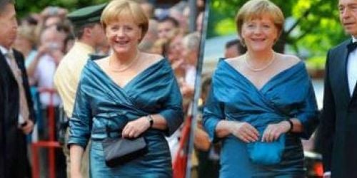 Angela Merkel recycle ses robes