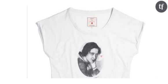 Le visage de la philosophe Hannah Arendt « séjourne » sur un tee-shirt !