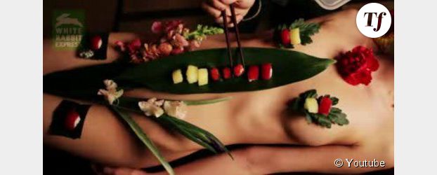 Nyotaimori : comment déguster des sushis sur une femme nue