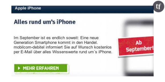 iPhone 5 : un opérateur allemand indique une date de sortie