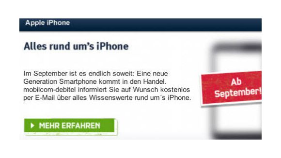 iPhone 5 : un opérateur allemand indique une date de sortie
