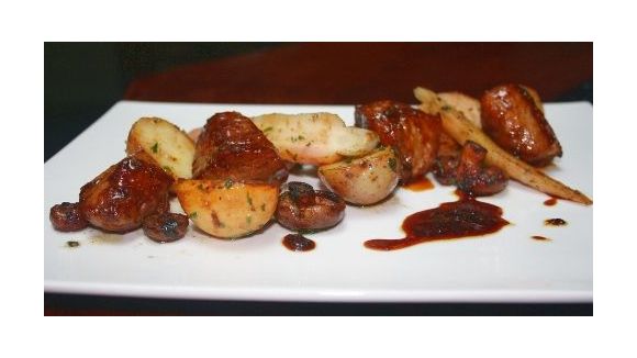 Recette du chef Jaume Morera : porc basque caramélisé aux épices d'ailleurs