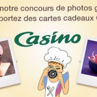 Participez à notre concours de photos gourmandes et remportez des cartes cadeaux Casino* !