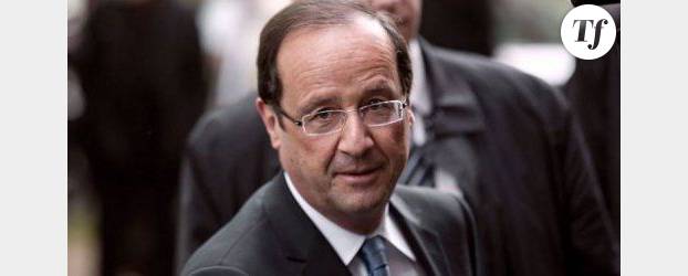François Hollande en visite sur le marché de Rungis