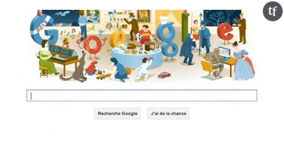 Bonne année 2013 avec Google et son Doodle