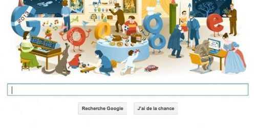 Bonne année 2013 avec Google et son Doodle
