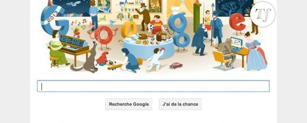 Bonne année 2013 avec Google et son Doodle