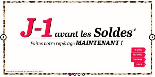 Soldes d'hiver 2013 : La Redoute, Sarenza... préparer son panier à l'avance sur Internet