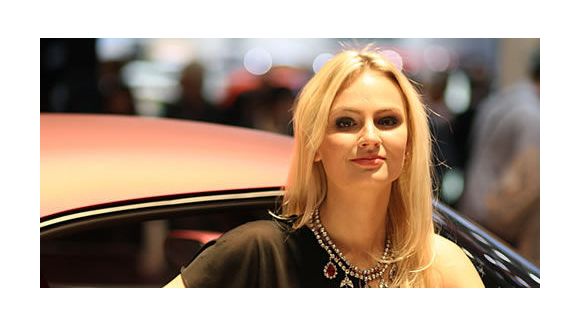 Les hôtesses du Salon de l'Auto de Genève