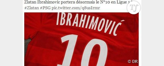 PSG : Zlatan Ibrahimovic devient numéro 10 en Ligue 1