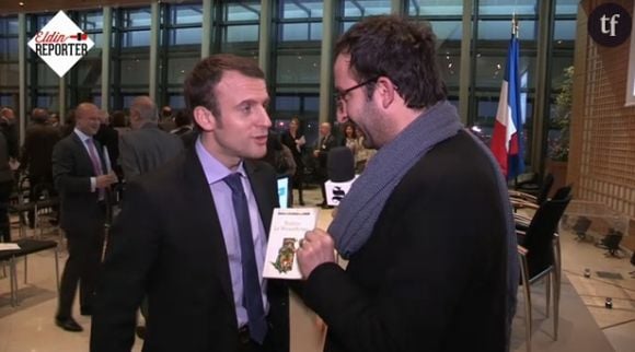 Emmanuel Macron et Cyrille Eldin