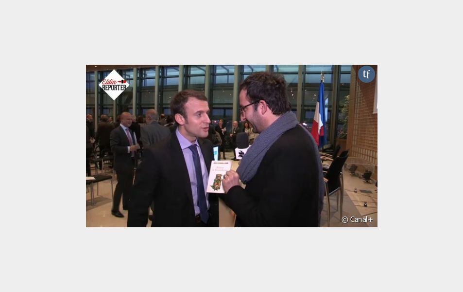 Emmanuel Macron et Cyrille Eldin