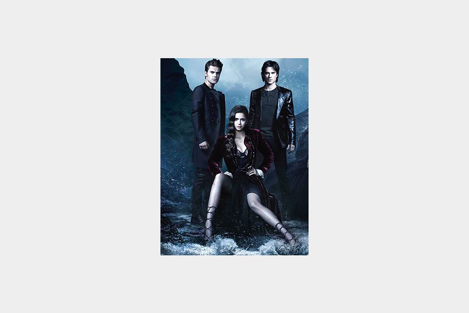Damon, Elena et Stefan dans "The Vampire Diaries"