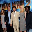 Le casting de Iron Man 2 : Mickey Rourke, Scarlett Johansson, Jon Favreau, Robert Downey Jr, Gwyneth Paltrow et Don Cheadle