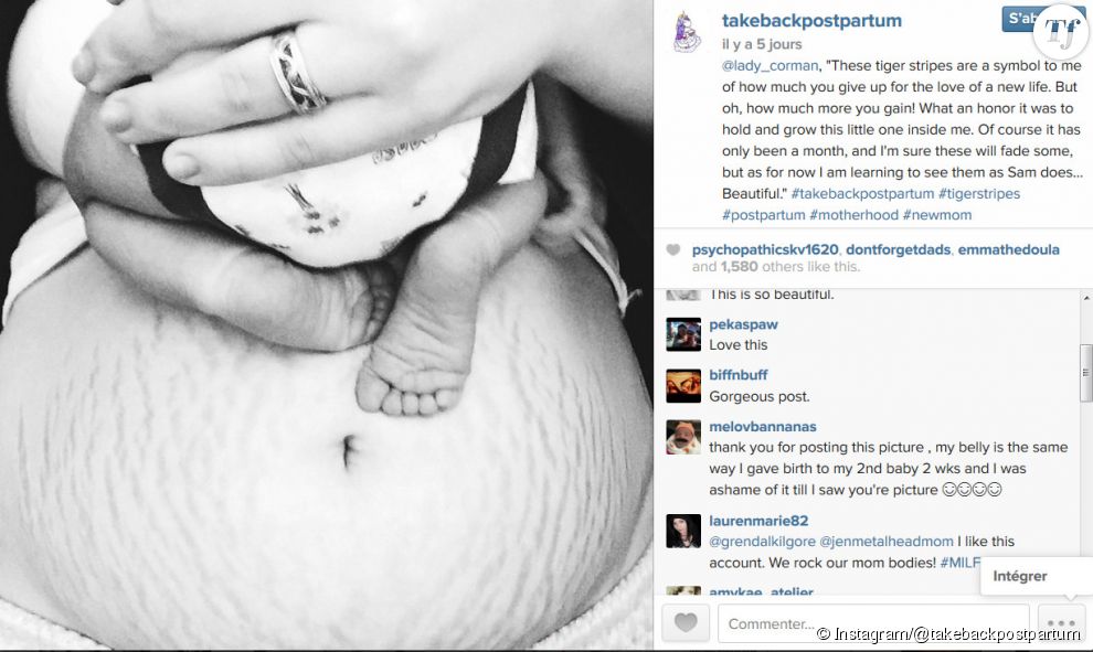 Plus de 21 000 mères de familles sont abonnées au compte Instagram @takebackpostpartum