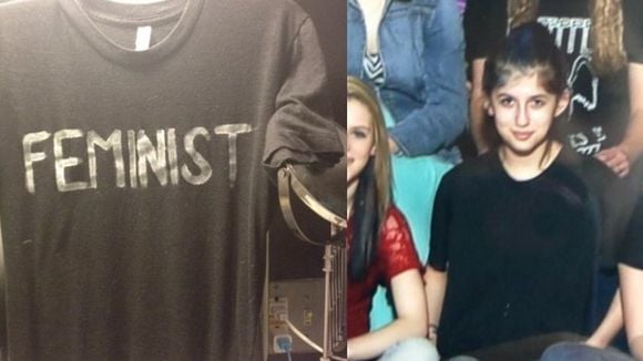 Quand un collège décide de photoshoper le T-shirt féministe d'une ado