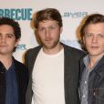 Bruno Sanches, Tom Dingler et Alex Lutz à la Première du film "Barbecue" le 7 avril 2014.