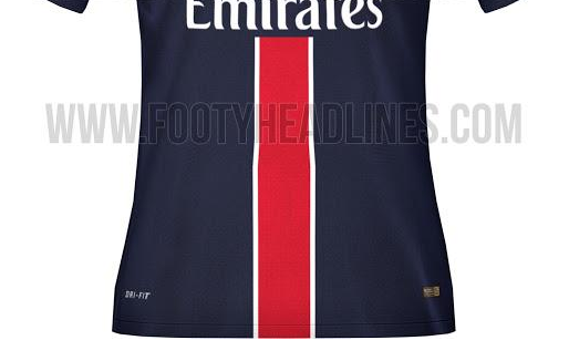 PSG : le maillot de la saison 2015-2016