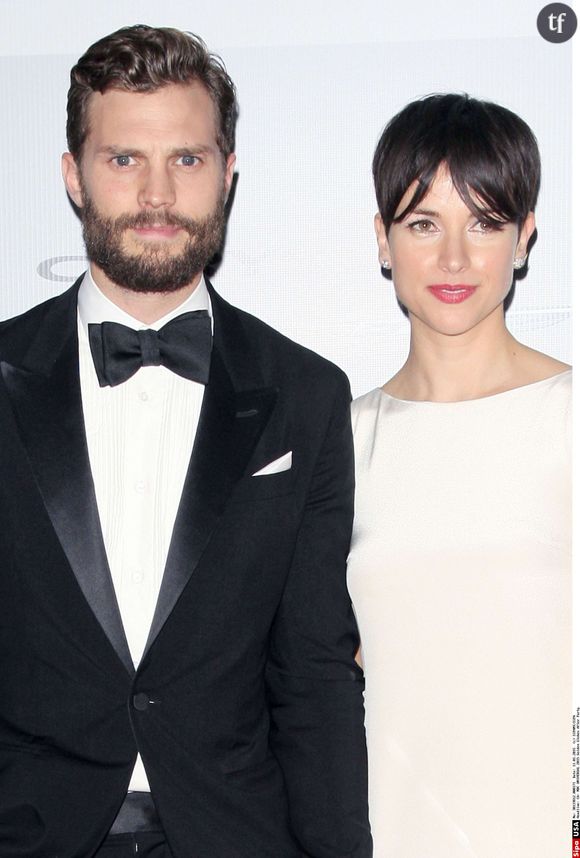 Jamie Dornan et sa femme Amelia  à la 72ème cérémonie annuelle des Golden Globe Awards à Beverly Hills, le 11 janvier 2015. 