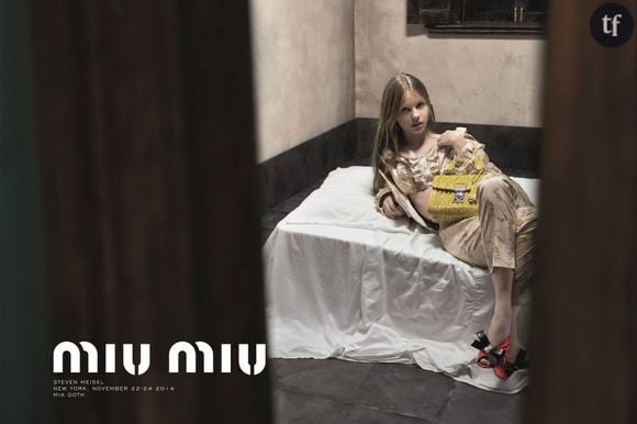 Campagne Miu Miu printemps/été 2015 par Steven Meisel.