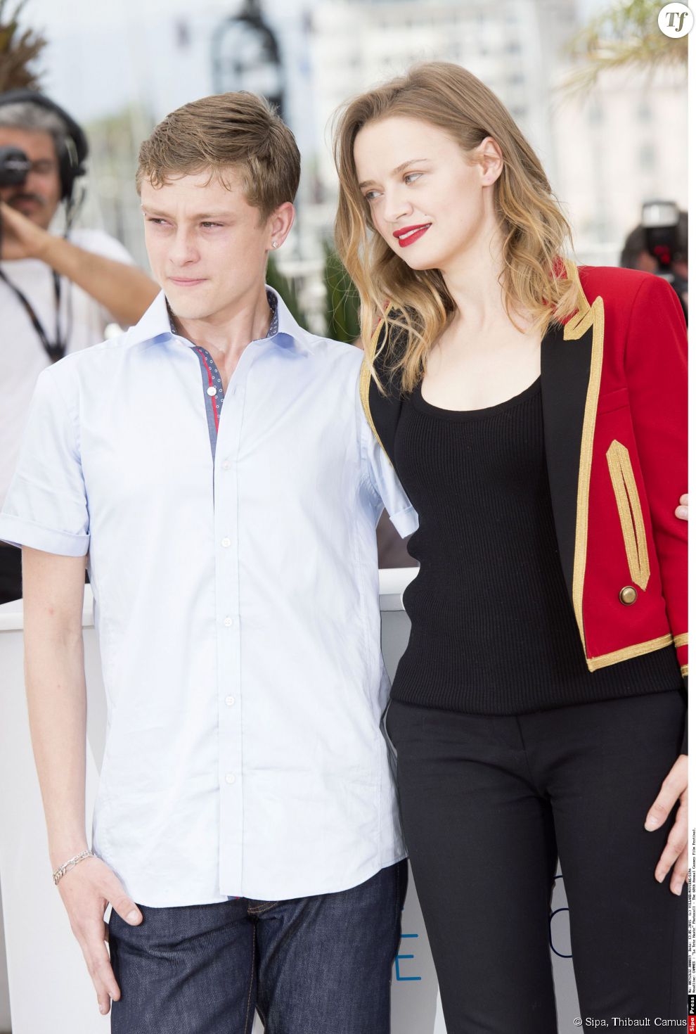Rod Paradot et Sara Forestier le 13 mai à Cannes.
