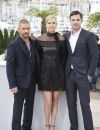  Tom Hardy, Charlize Theron et Nicholas Hoult au photocall de "Mad Max : Fury Road" au festival de Cannes 2015 le 14 mai 2015.  