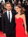 Natalie Portman et son mari Benjamin Millepied sur le tapis rouge pour la cérémonie d'ouverture du Festival de Cannes 2015