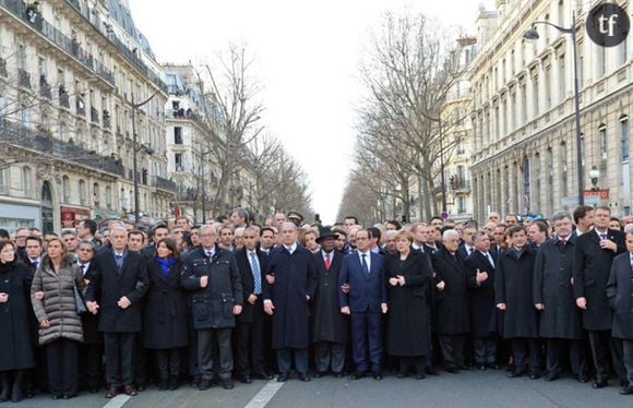 La photo originale de la Marche républicaine du 11 janvier 2015