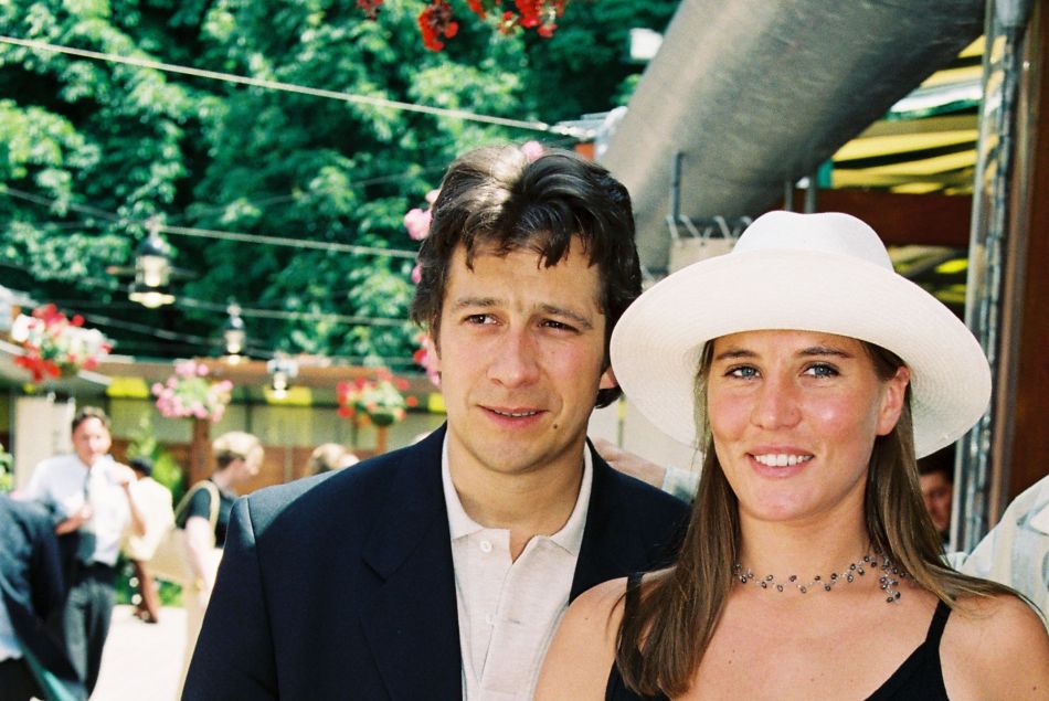 Mathilde Seigner et Laurent Gerra en 1999