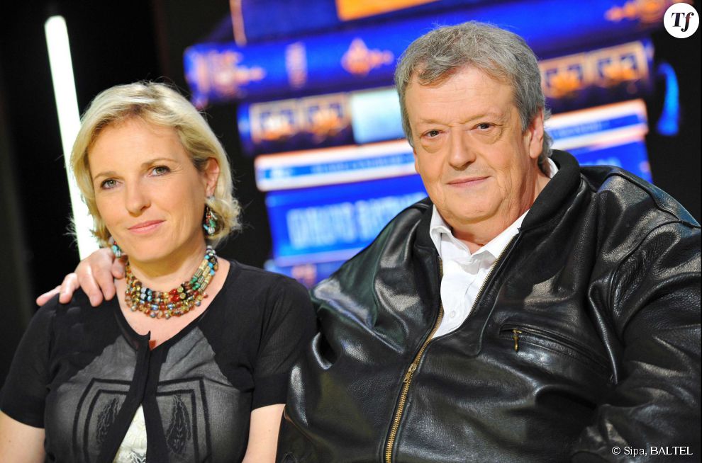 Guy Carlier et sa femme Joséphine Dard en 2010