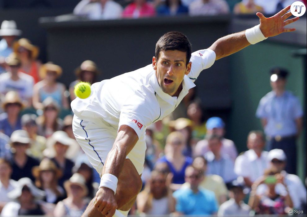 Novac Djokovic à Wimbledon en 2015