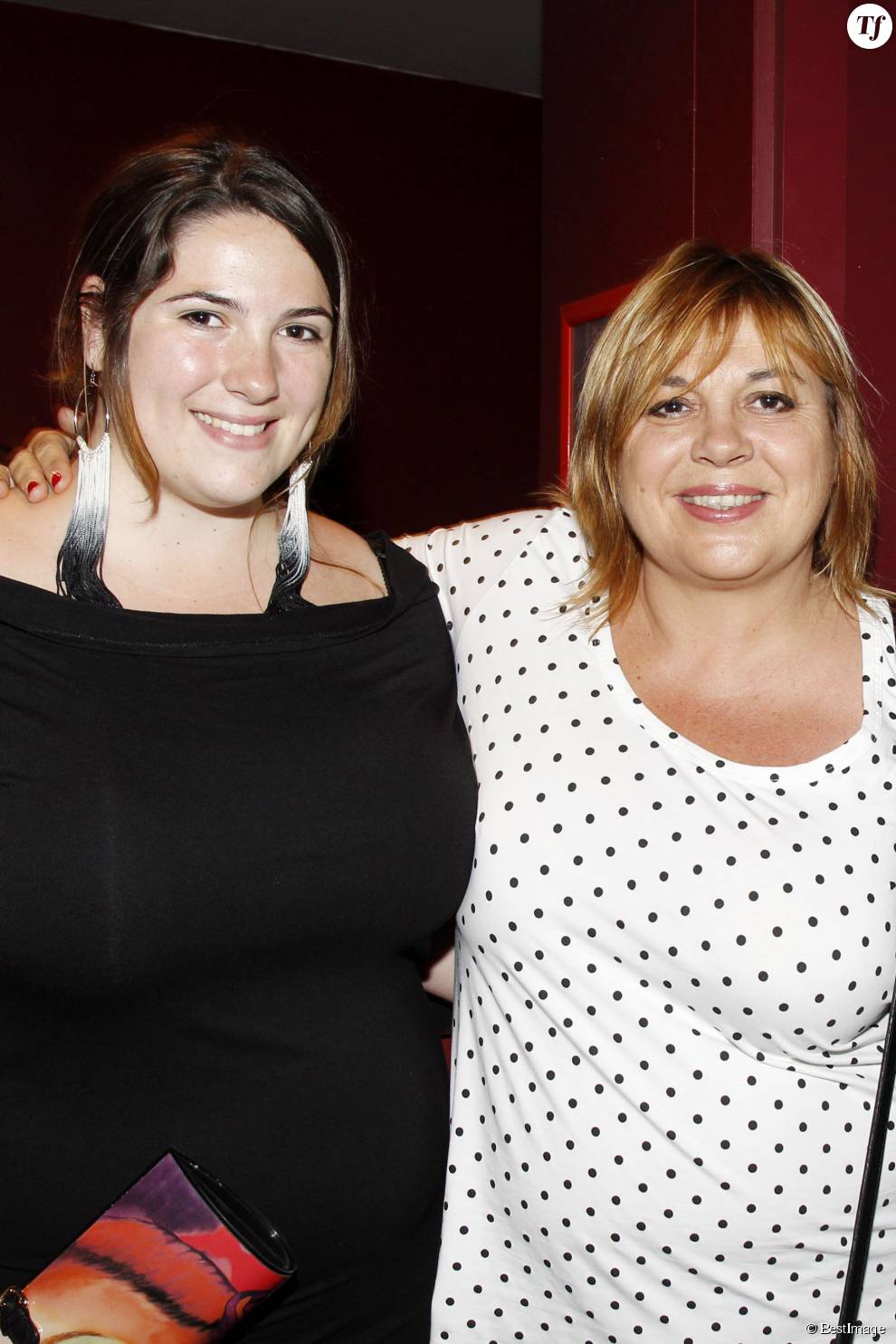 Charlotte Gaccio et sa mère Michèle Bernier au concert de Liza Minelli à Paris le 11 juillet 2011.