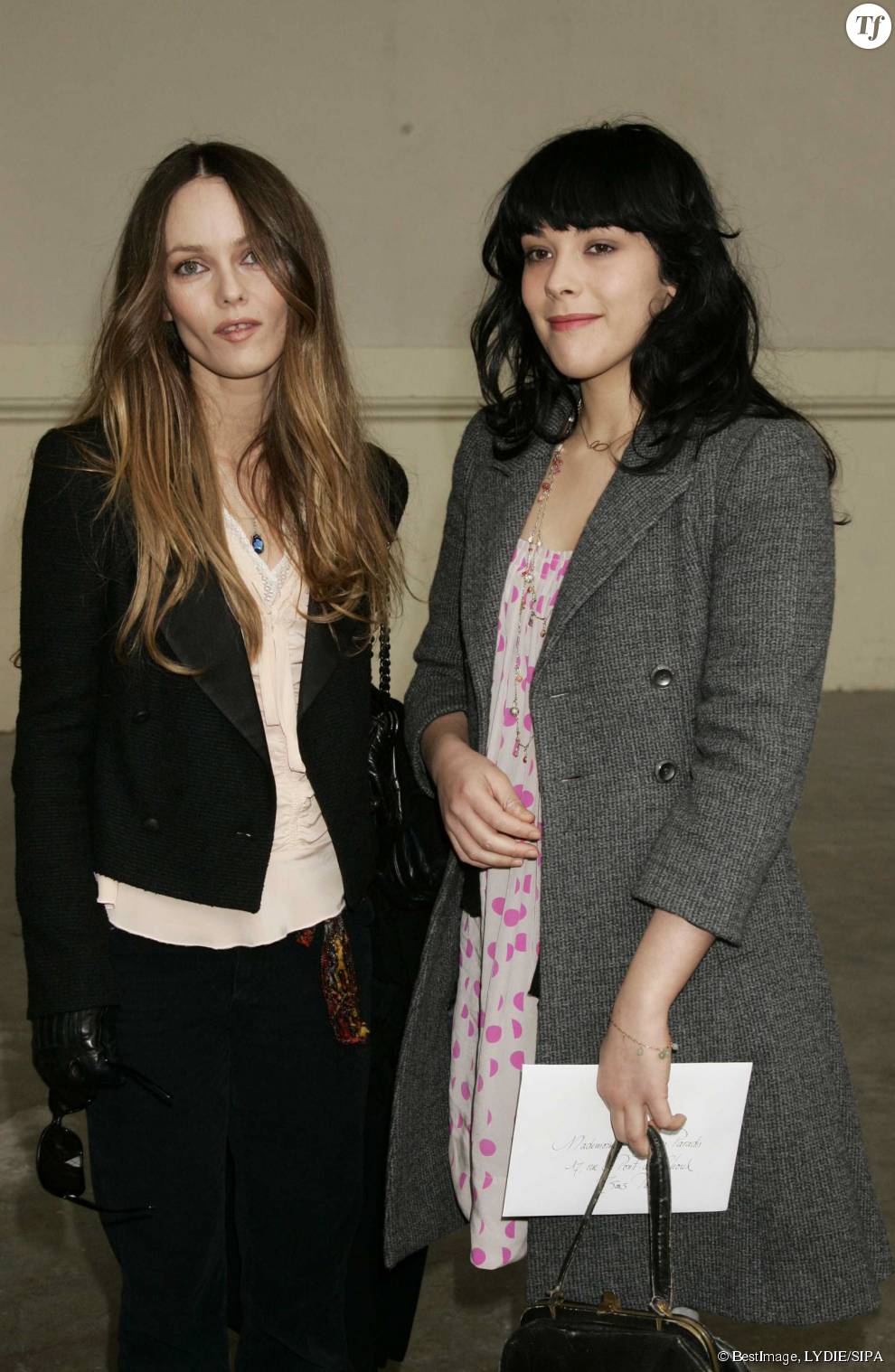 Vanessa et Alysson paradis en 2007 au défilé Chanel haute-Couture